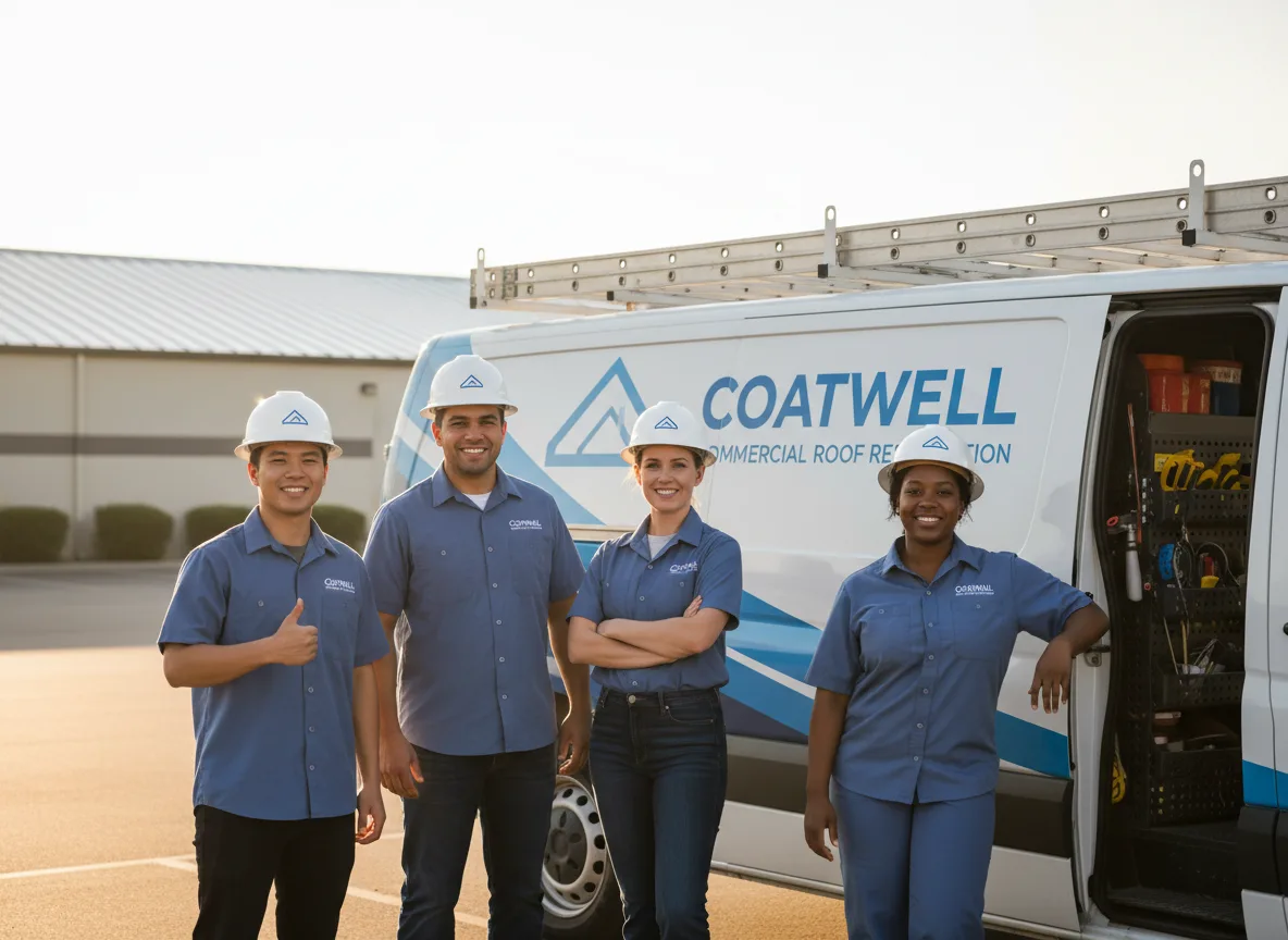 Commercial roof coating company in Empire, CA